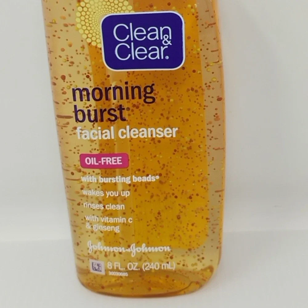 Clean & Clear Morning Burst Facial Cleanser Oil-Free Orange ORIGINAL FORMULA 8oz
